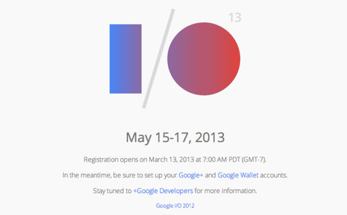 Google I/O開發(fā)者大會注冊日期為3月13日早7點（圖片來自BGR）